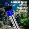 thumbnail image 2 of Calentador de acuario ajustable de acero inoxidable de 50w/100w/200w/300w/500w Varilla de calentamiento del termostato sumergible para pecera de 110/220v, 2 of 5