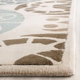 thumbnail image 3 of SAFAVIEH Capri Mortimer Geometric Wool Area Rug, Beige/Blue, 3' x 5', 3 of 8