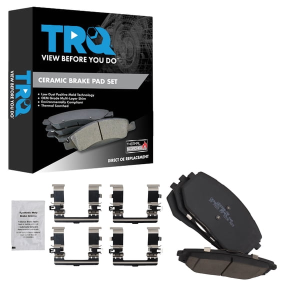 TRQ Front Brake Pads Ceramic Fits 2022-2023 Hyundai Tucson 2023 Kia Sportage