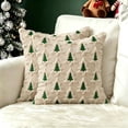 thumbnail image 2 of 2Pcs Christmas Tree Throw Pillow Covers Home Decorations, Exquisite Pillow Cases Christmas Decorations, Christmas Snowflake Pillow Covers for Sofa Bedroom, 18*18 inch, 2 of 52