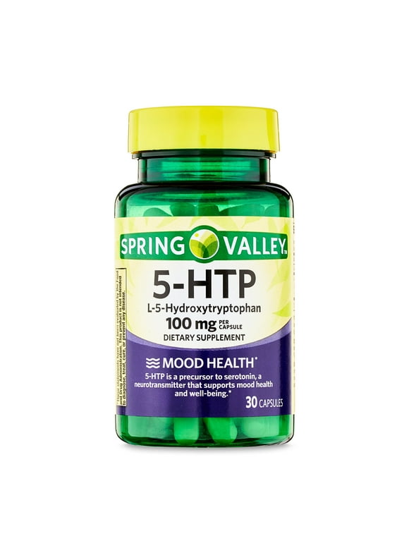 Spring Valley 5-HTP Capsules, 100 mg, 30 Count