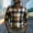 Black 1, variant on Plaid Shirts for Men Stretch Casual Button Down Shirts Spring Summer Lightweight Wrinkle Free Long Sleeve Dress Shirts with Pocket,XXL,Black 3
