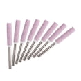 thumbnail image 4 of 16Pcs Chainsaw Sharpener Grinding Stones 4.8mm Sharpening Tool Stones Burr Chain Saw Grindstone File Replacement Tools,16 x Grinding Stones,Pink, 4 of 6