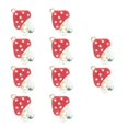 thumbnail image 5 of DIY Jewelry Pendant Mushroom Pendant for Earring Necklace 10Pcs Pack, 5 of 5