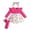 /c118Hot Pink436, variant on Huowey Girls Overalls Outfits Long Sleeve Ruffles Bodysuit,Skirt,Socks,Headband 5 PC Set Bow Flower Graphic Birthday Party Photo Fall Winter Cozy Outfit,Hot Pink,9-12 Months