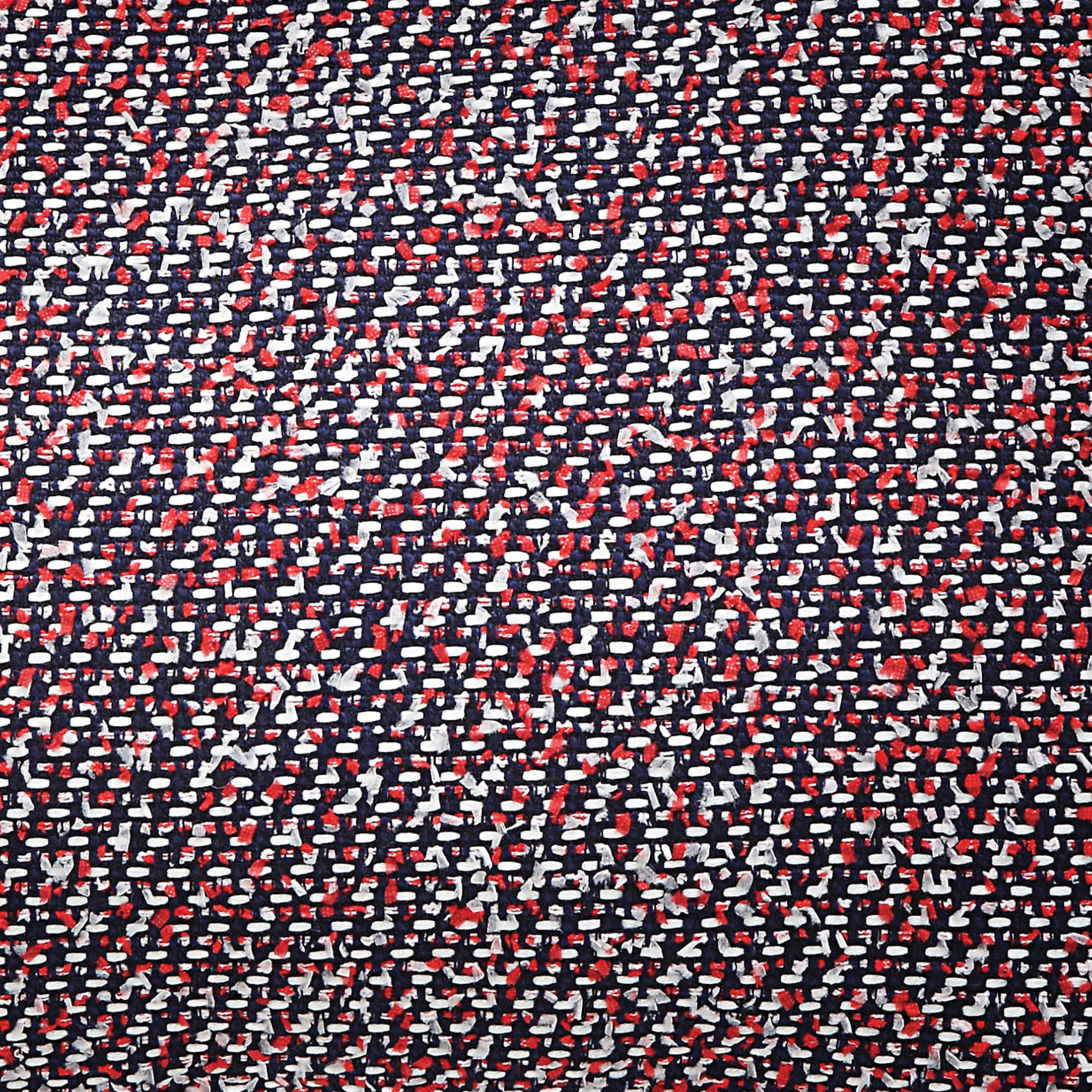 Creative Co-Op Red, White & Blue Rectangle Wool Blend Pillow