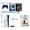 Cobalt Blue, variant on Sony Playstation 5 Slim Disc with Extra Cobalt Blue Controller, Gamer Starter Kit and MightySkins Decal Voucher Plus 2 Year CPS Extended Warranty