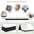 thumbnail image 4 of 4 inch Foldable Memory Foam Mattress Queen Size, CertiPUR-US Certified - Tri-Fold Design with Removable Cover, 4 of 11