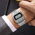 thumbnail image 5 of SKMEI Unisex Watch Slim Digital Wristwatch with Stainless Steel Bracelet, Stopwatch, Alarm, Countdown, Date and EL Backlight, Minimalist Style for Students, Work and Daily Wear, 5 of 6