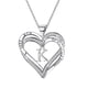 thumbnail image 1 of Collar para mujer, Joyas para mujer, Joyas para mujer, Collar con letra en forma de corazón para mujer, Collar con colgante chapado en forma de corazón, Collar para mujer, 1 of 3