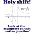 thumbnail image 2 of CafePress - Holy Shift! Look At The Asymptote Mother Func Mugs - 11 oz Ceramic Mug - Novelty Coffee Tea Cup, 2 of 4