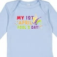 thumbnail image 4 of Inktastic My 1st April Fools Day with Jester Hat Boys or Girls Long Sleeve Baby Bodysuit, 4 of 5