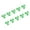 Green, variant on Filfeel 10Pcs 50mm 3 Blades Propeller ABS Turning Propellers Replacement DIY Car Model Accessories,3 Blades Propeller,Propeller Replacement