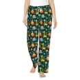 thumbnail image 2 of Lsque Colorful Elephants Print Women's Pajama Pants, Lounge Pant - Comfortable Home Wear,Elastic Waistband, Stylish Design-Small, 2 of 9