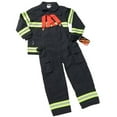 thumbnail image 3 of Aeromax Jr. Child Fire Fighter Bunker Gear, Black, Boys Costume, 3 of 3