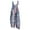 Blue, variant on Kmdttou Women Wide Leg Cargo Pants Print Sleeveless Two Pocket Casual Overalls Jumpsuit Jumpsuit Pants