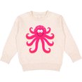 thumbnail image 2 of Inktastic Octopus Sea Creature Pink Girls Toddler Sweatshirt, 2 of 4