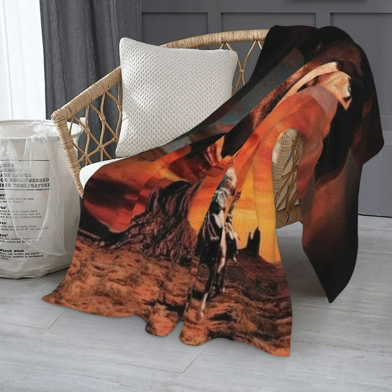 Yoguce Super John Wayne Soft Throw Blanket Couch Sofa Bed Ultra Cozy Warm Plush for Living Room blanket 30x40in