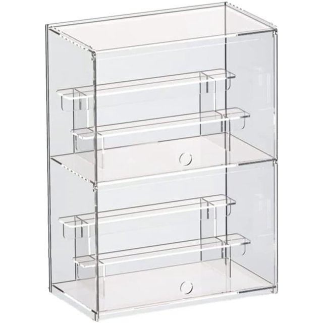 Shelf Clear Acrylic Display Case with Door WallMounted Display Shelf for Funko Pop Countertop Display Case for Collectible Action Figure Storage Organizer .x.x.