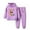 Purple, variant on Piuwrlz Sweatsuits 2pcs Sets for Girls Boys Long Sleeved Hoodies and Elastic Waist Pants New Fashionable Hood Activewear Set Black Size 100