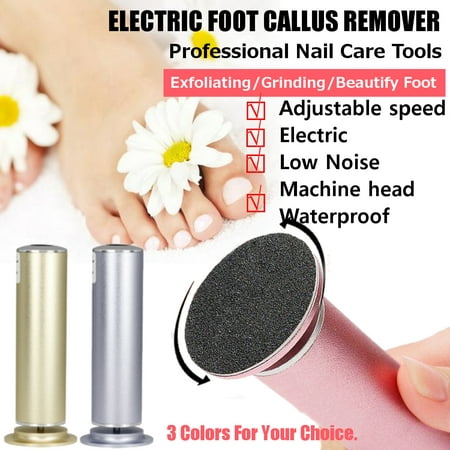 Electric Foot Callus Remover 360° Rotary Grinding Nail Care Pedicure Shaver Tool with 60Pcs