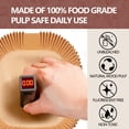thumbnail image 6 of UBeesize 9 inch Disposable Air Fryer Liners, 200 Pcs Square Unbleached Parchment Papers , Fits 5-8 Qt Basket, Make by Wood pulp, 6 of 8