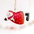 thumbnail image 3 of Adorno colgante para árbol de Navidad, colgante de ángel de Papá Noel y niña, suministros de decoración para fiestas de Feliz Navidad, 3 of 5