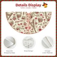 thumbnail image 5 of Kll Paris Vintage Christmas Tree Skirt 30",Party Decorations Farmhouse For Christmas Decorations Holiday Party, 5 of 8