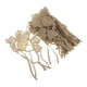 thumbnail image 4 of Adorno de Encaje Soledad Borlas Flecos 1 Yarda Ancho 13 Cm, 4 of 7