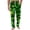 Green, variant on St. Patrick's Day Pajama Pants Mens Casual Shamrock Clover Graphic Wide Leg Pajama Sleepwear High Waisted Pjs Pants Oversized Fall Spring Drawstring Lounge Pants with Pockets Green L