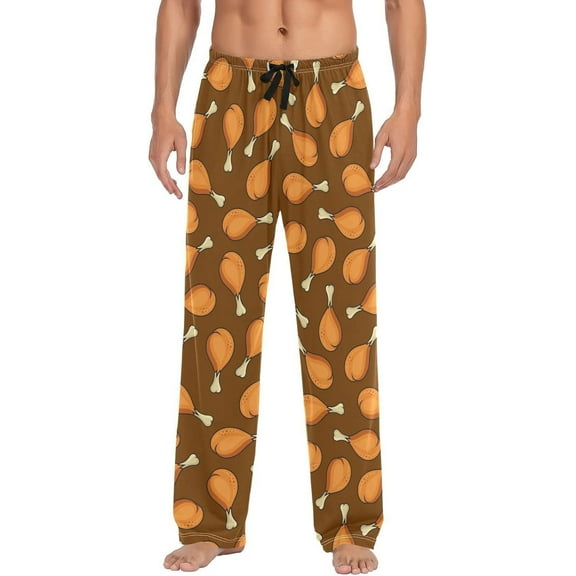 Top-kevin Men's Pajama Pants Soft Comfy Chicken Legs Sleep Lounge Pants Pjs Bottoms with Pockets