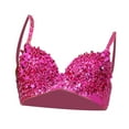 thumbnail image 2 of APLVFFZH Sequin Corset Punk Costume Push up Bra for Nightclub Belly Dance Show Girls Rave L, 2 of 9