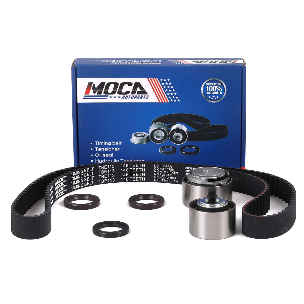 MOCA AUTOPARTS Timing Belt Kit with Tensioner Fit for 03-10 Chrysler PT  Cruiser  & 00-07 Dodge Caravan  & 03-05 Jeep Wrangler  -  