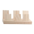 thumbnail image 1 of Earring Display Stand Large Capacity Organizer Holder with Groove for Shows Home Small 2 slot, 1 of 5
