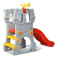thumbnail image 3 of Tobogán con Castillo Costway para Niños con Aro de Baloncesto y Telescopio, 3 of 5
