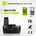 thumbnail image 3 of Batería DASNITE WA3127, 18 V, 4,8 Ah, Ni-Mh, paquete de repuesto, 3 of 7