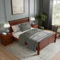 thumbnail image 2 of Furniture of America Arabella Wood 3-Piece Queen Bedroom Set in Cherry, 2 of 20