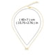 thumbnail image 2 of Delicado collar de oro para las mujeres lindo nombre de la letra gargantilla collares para niñas joyas, 2 of 3
