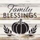 thumbnail image 1 of SolarX Eyewear Bendiciones familiares... Letrero de madera, 1 of 1