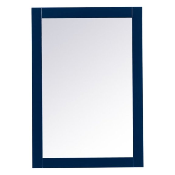 Cole vanity mirror 22 x 32 inch in blue