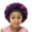 Purple, variant on Kids Satin Bonnet Double Layer Wide Elastic Band Sleep Cap Hair Bonnet Silky Night Cap for Toddler Child(2-8T)