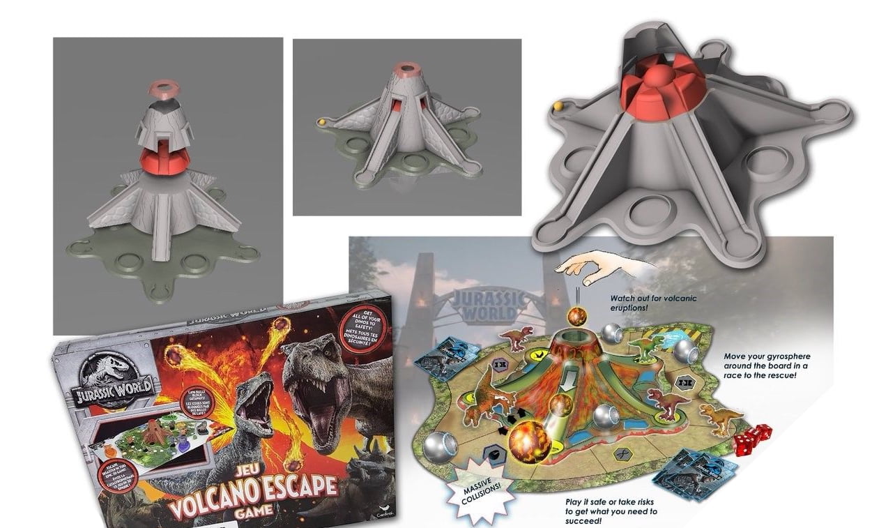 jurassic world volcano toy
