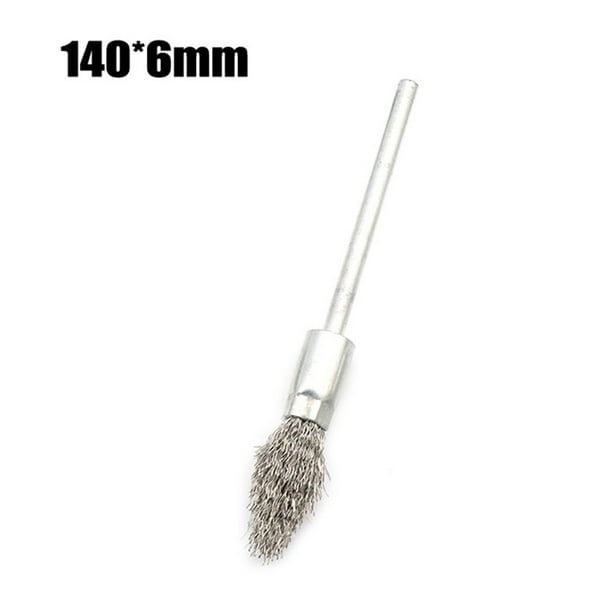 BAMILL 140mm Torchshaped Stainless Steel Wire Brush Rotary Tool Rust