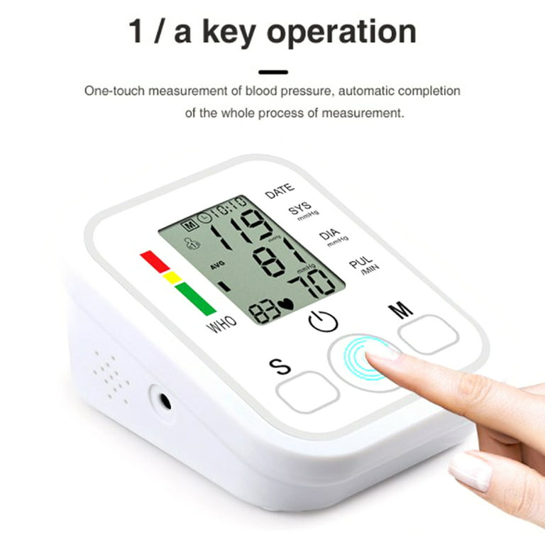 Blood Pressure Monitor DOUHAO Accurate Upper Arm Automatic Digital BP  Machine for Home Use with Adjustable Cuff, Large Backlit Display, 240 Sets