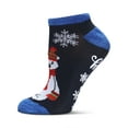 thumbnail image 6 of MeMoi Women's Let's Get Cozy Low-Cut Non-Skid Socks - Womens - Female, 9-11, Navy, 6 of 6