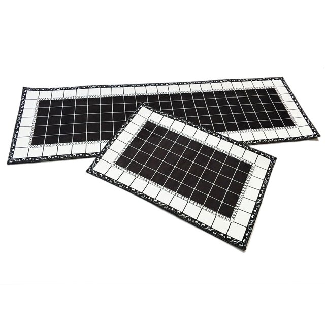 Alfombrilla cuadrada para cocina, sala de estar, baño, almohadilla absorbente de agua antideslizante a prueba de aceite 2 piezas Scienceny JJ16297-11