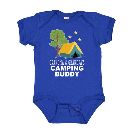 

Inktastic Grandma and Grandpa Camping Buddy Gift Baby Boy or Baby Girl Bodysuit