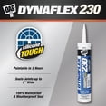 thumbnail image 2 of DAP Dynaflex 230 10.1 oz White Premium Latex Sealant Door and Trim, 2 of 9