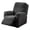 Dark grey, variant on LAMIRO Recliner Chair Cover 4 Piece Stretch Recliner Slipcover with Side Pocket Light Gray Recliner Couch Cover Soft Durable Furniture Protector for Recliner Chairs Easy to Install and Clean