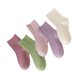 thumbnail image 3 of 5 pares de calcetines para niños pequeños, calcetines de algodón suave a media pantorrilla de color puro para otoño invierno M (13‑15 cm para 3‑5 años), 3 of 5